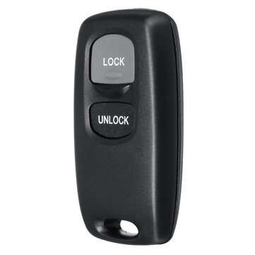 2 Buttons Remote Key Shell Case with CR2025 Battery For Mazda 3/5/6 Car