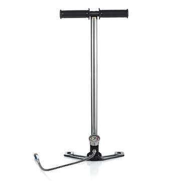 300bar 4500psi PCP-Air-Pump Stainless Steel Hand Pump Charging Gas Filter Gauge (STYLE2: #01)