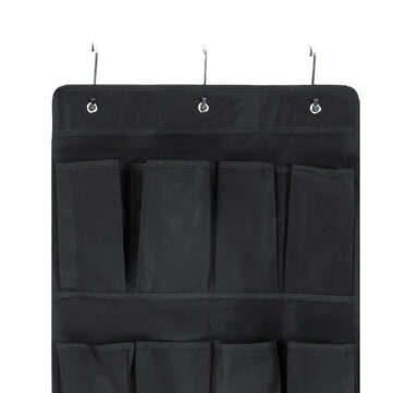 24 Plaid Over Door Hanging Bag Box Shoe Rack Hanger Storage Tidy Organizer Bag