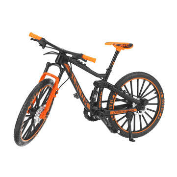 1:10 3D Mini Multi-color Alloy Mountain Racing Bicycle Rotatable Wheel Diecast Model ... (LETTER: O)