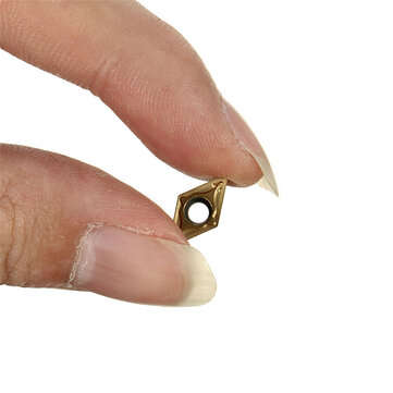 10Pcs DCMT070204 US735 DCMT21.51 Carbide Inserts for Lathe Turning Tool