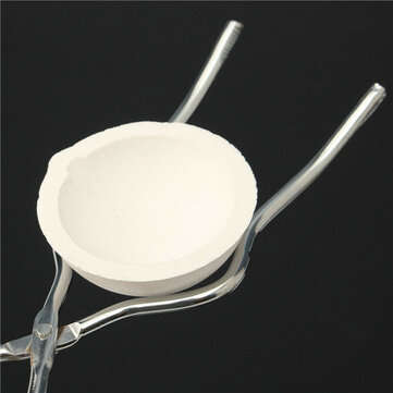 4pcs Crucible Tongs Square Graphite Cylindrical Crucible Lab Supplies