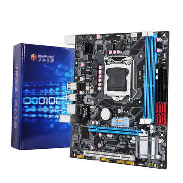 HUANANZHI P55 Motherboard For Intel LGA 1156 DDR3 1333/1600MHz 16GB SATA2.0 USB2.0 PCI-E M-ATX GAME