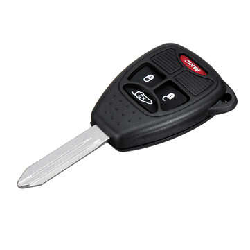 Replacement 4 Buttons Remote Key Fob Case Shell Blade For Jeep Liberty 2005-2007