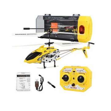 3.5CH Infrared Gyro Remote Control Anti-collision Anti-fall Alloy Helicopter RTF (COLOR: YELLOW)