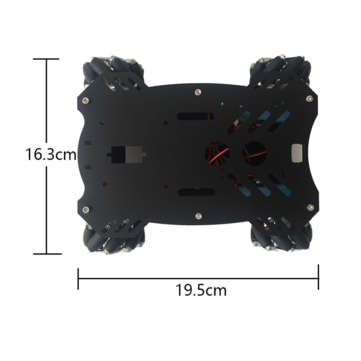 4WD Smart Car Chassis Kit with Motor Driver UNO Development Board and PS2 Wireless Controller