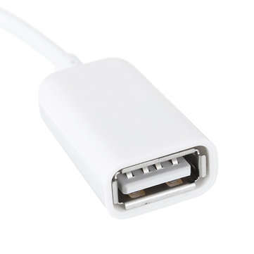 USB 3.0 Female To 3.5mm Male Audio Port Adapter White