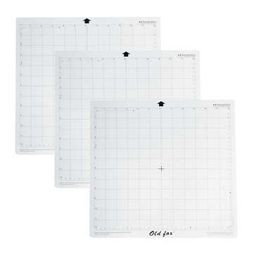 3pcs 12 Inch Replacement Cutting Mat Transparent Adhesive Grid for Silhouette Cameo