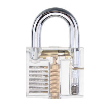 DANIU 24Pcs Lock Picks Training Tool Transparent Practice Padlock Set Locksmith Tool