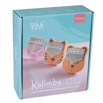 Cega Kalimba Acrylic Thumb Piano 17 Keys, Mini Portable Piano Kalimba Crystal, Birthday Gift For Beg