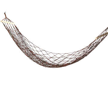 Nylon Woven 270x100cm Hammock Bed Single People Hammock Swing Camping Travel Garden ... (COLOR: RED)