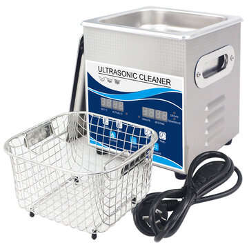 Granbo Gw0201 1.3l 60/120w 110v/220v Ultrasonic Cleaner Jewelry Bath Dental Ul... (plug: 110vusplug)