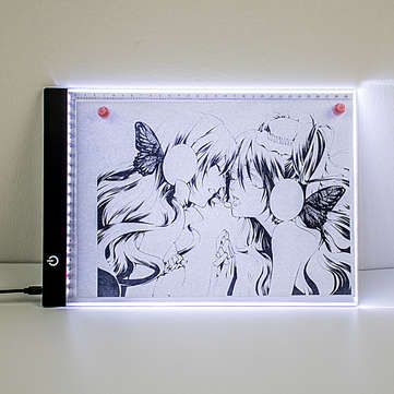 A3 LED Light Pad Tracing Stepless/Three Gear Dimmable Brightness Diamond... (TYPE: THREEGEARDIMMING)