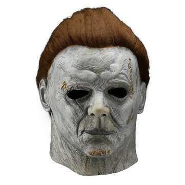 Horror Michael Myers LED Halloween Kills Mask Cosplay Scary Killer Full Face Latex H... (COLOR1: #2)