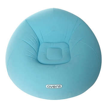 PVC Inflatable Bean Bag Beach Chair Lazy Sofa Portable Lounger Outdoor Camping Travel (COLOR: BLUE)