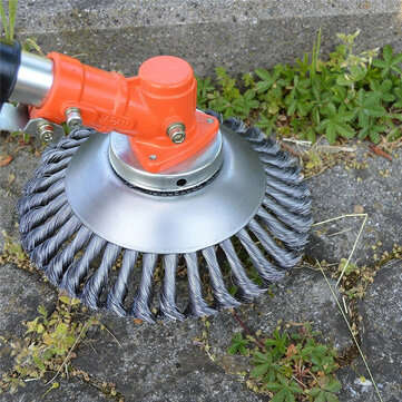 200mm Steel Wire Trimmer Head Grass Brush Cutter Dust Removal Weeding Tray Plate for Lawnmower