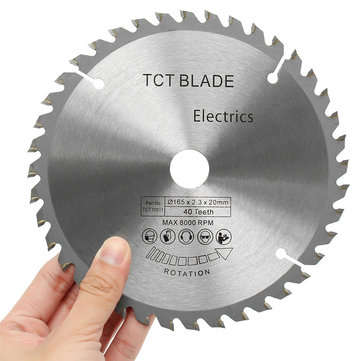165mm Circular Saw Blade 40 Teeth Cutting Disc with Reduction Ring