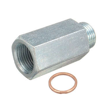 M18x1.5 Galvanized Oxygen Sensor Extender Lambda Simulator Eliminator Katalysator