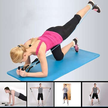 11Pcs/Set 150lbs Latex Resistance Bands Home Gym Training Exercise Pull Rope Expander Fitness Equipm