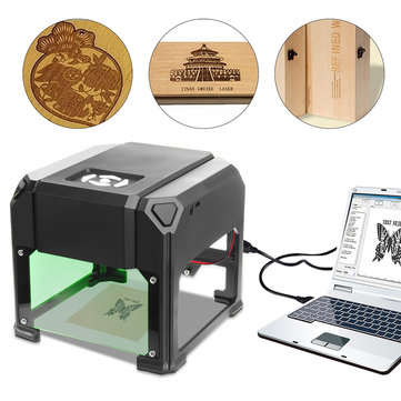 3000MW USB Laser Engraving Cutting Machine DIY Logo Printer CNC Engraver Desktop