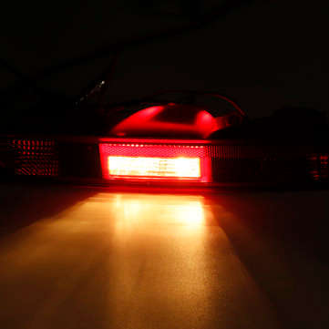 Car Rear Left Side Bumper Tail Light Reverse Light Fog Lamp With Wiring Harness And Bulbs For Audi Q