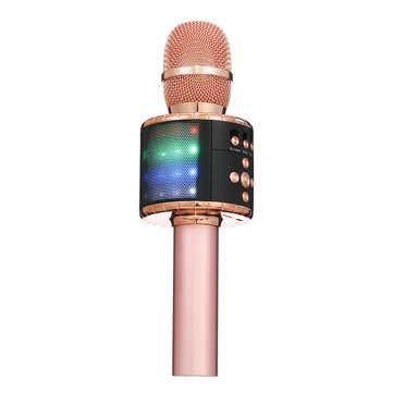 bluetooth Wireless Karaoke Microphone Handheld Microphone with Dynamic Light for Children and Adults
