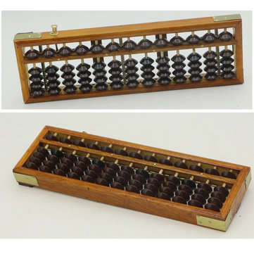 Wooden Frame Classic Ancient Calculator Abacus Soroban Plastics Bead Toy Develop Kid`s Mathematics