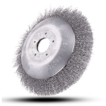 Drillpro 150mm Steel Wire Trimmer Head Derusting Weeding Wheel Grass Brush Cutter Dust Removal Weedi