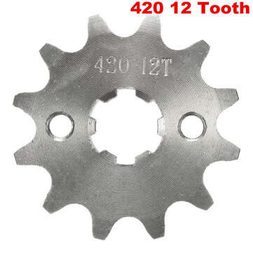 420 10/12/13/14/15/16 Tooth Front Sprocket 17mm For 70cc 110cc 125cc Pit Dirt Bike Re... (STYLE: 12)