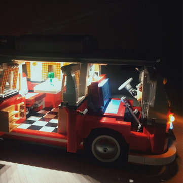 DIY LED Light Lighting Kit ONLY For LEGO 10220 Advanced Models VW T1 Camper Van