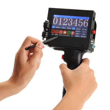 Hand Held Smart Inkjet Printer Jet Printing Date QR Code Coding Marking Machine