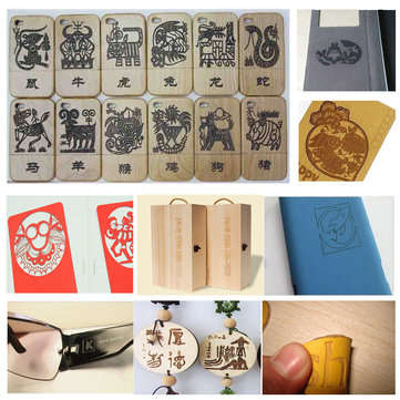 3000MW USB Laser Engraving Cutting Machine DIY Logo Printer CNC Engraver Desktop