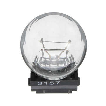 10PCS T25 3157 P27/7W Halogen Lights Bulb Tail Brake Backup Reverse Turn Signal Lamp Warm White