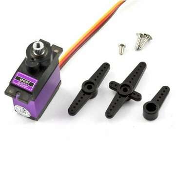 6PCS MG91 13g 2.6KG Torque Metal Gear Digital Servo for RC model Airplane Robot