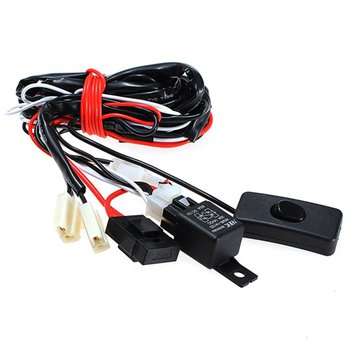 Car Front Bumper Grille Grill Driving Fog lights with Switch and Harness for Volkswagen Jetta Bora 1