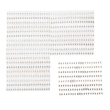 720Pcs 1206 SMD Capacitor Assorted Kit 36 Values 1pF~10uF Samples Kit
