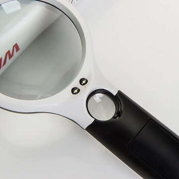 30X 12LED Lights High Magnification Magnifying Glass Double Lens Upgraded Magnifier Lamp Magnifying