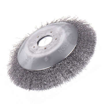 Drillpro 150mm Steel Wire Trimmer Head Derusting Weeding Wheel Grass Brush Cutter Dust Removal Weedi