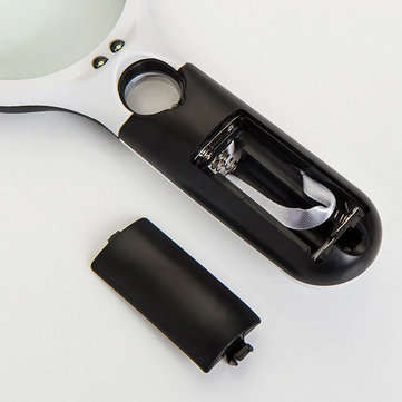 30X 12LED Lights High Magnification Magnifying Glass Double Lens Upgraded Magnifier Lamp Magnifying