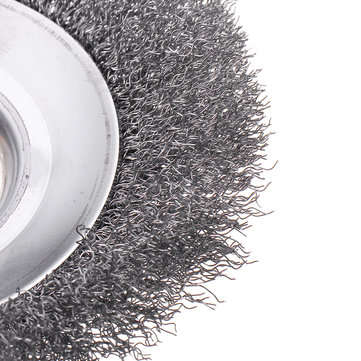 Drillpro 150mm Steel Wire Trimmer Head Derusting Weeding Wheel Grass Brush Cutter Dust Removal Weedi