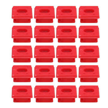 20pcs/set Dashboard Dash Trim Strip Clips Red Insert Grommets Keeper Clip Fit For BMW E46 E65/E66 E8