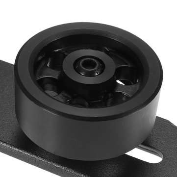 Adjustable Sliding Barn Door Hardware Wall Guide Bottom Floor Roller Guide with Screws Tools Kit