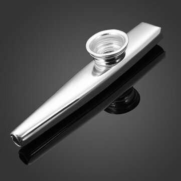 Andrew Metal Kazoo Best Companion With Ukulele Guitar Gold (COLOR: SILVER)