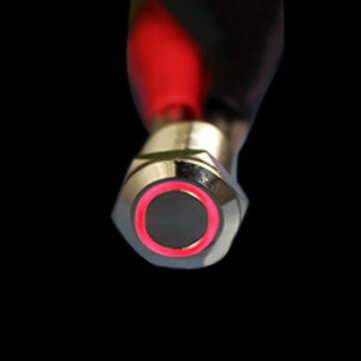 3V 12mm Momentary Push Button Switch LED Switch Waterproof Switch (COLOR.: RED)