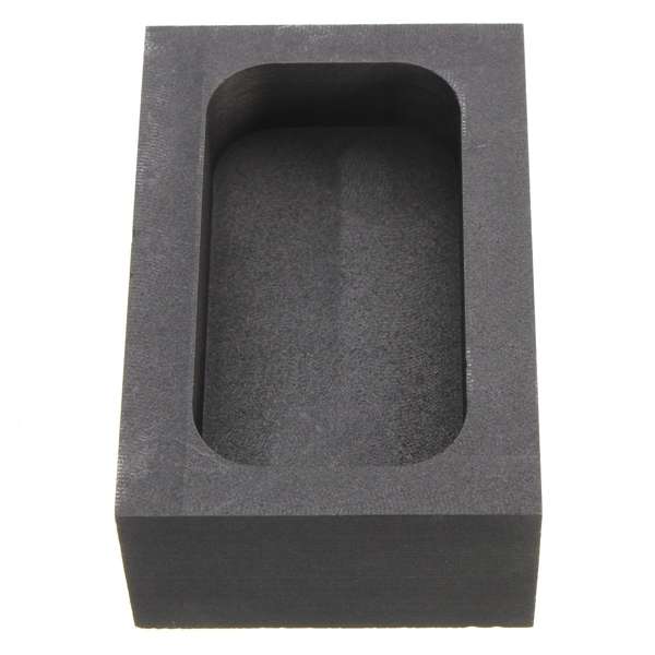 5 OZ Graphite Crucible Ingot Bar Combo Mold For Silver Gold Melting Casting