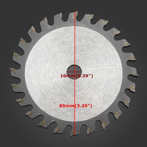 85mm 24 Teeth TCT Circular Saw Blade Wheel Discs For Wood Cutting