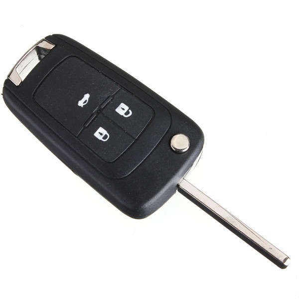 3 Button Remote Key Fob Case Shell Uncut Blade For Chevrolet Cruze