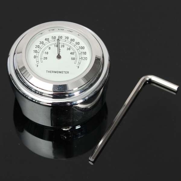 7/8inch 1inch Handlebar Thermometer Waterproof For Motorcycle