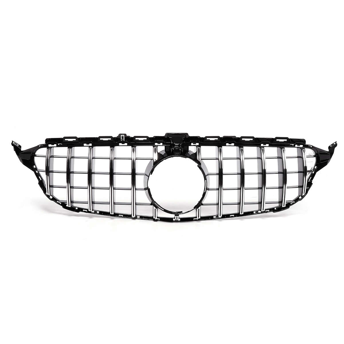 AMG GTR Style Grille Cover For Mercedes-Benz W205 C-Class 2015-2018 with Camera