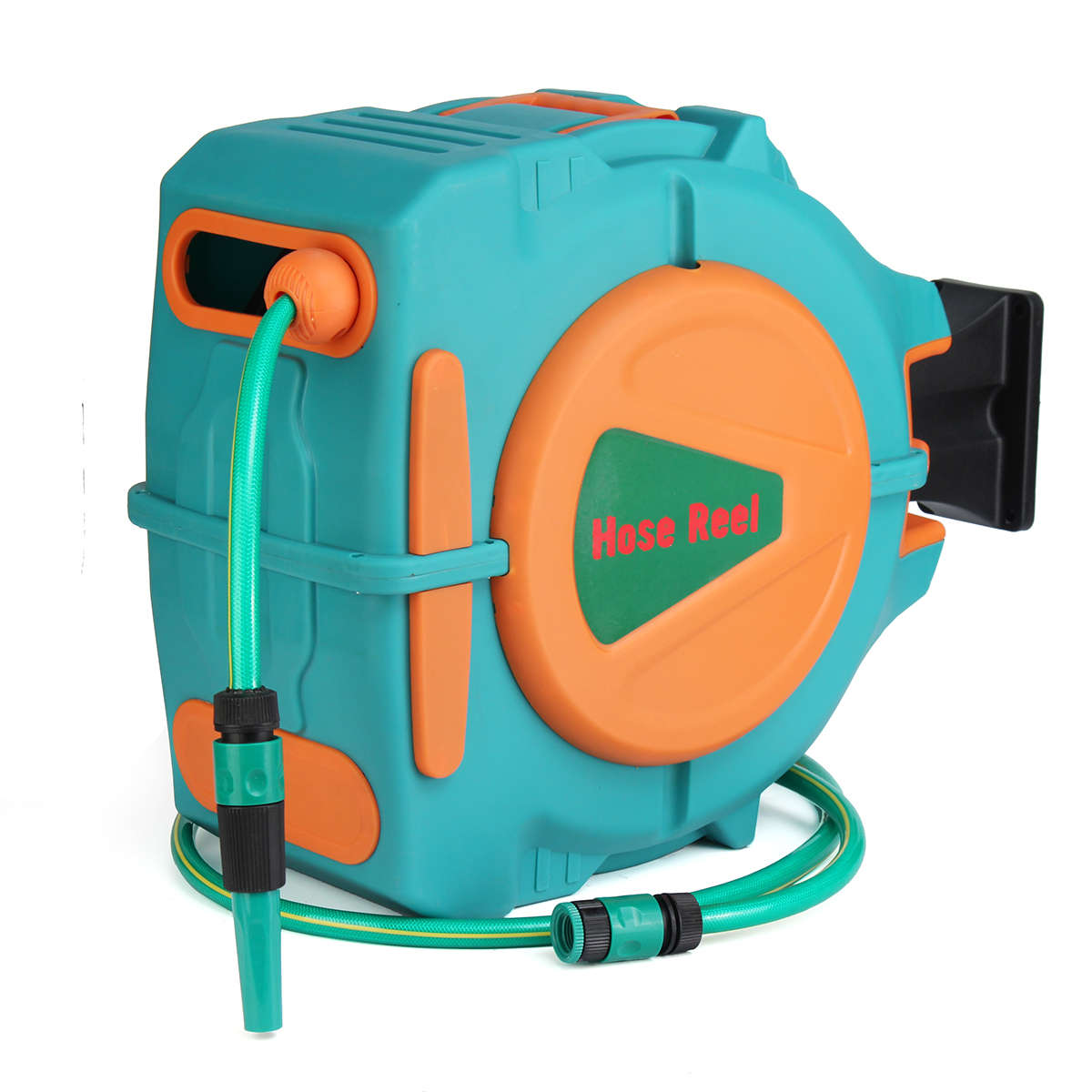 New 20M Auto Rewind Garden Water Hose Reel Retractable Automatic Wall Mount Outdoor Spray Wate